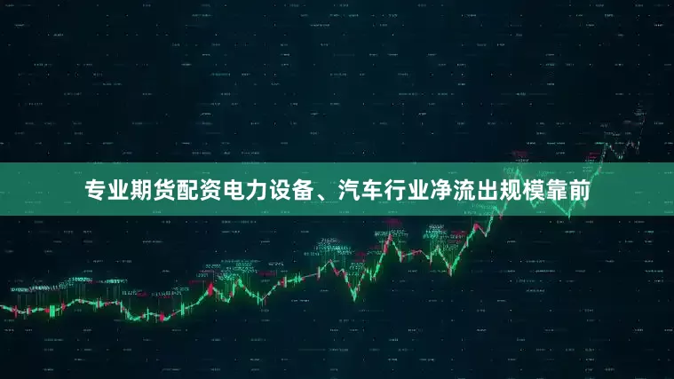 专业期货配资电力设备、汽车行业净流出规模靠前